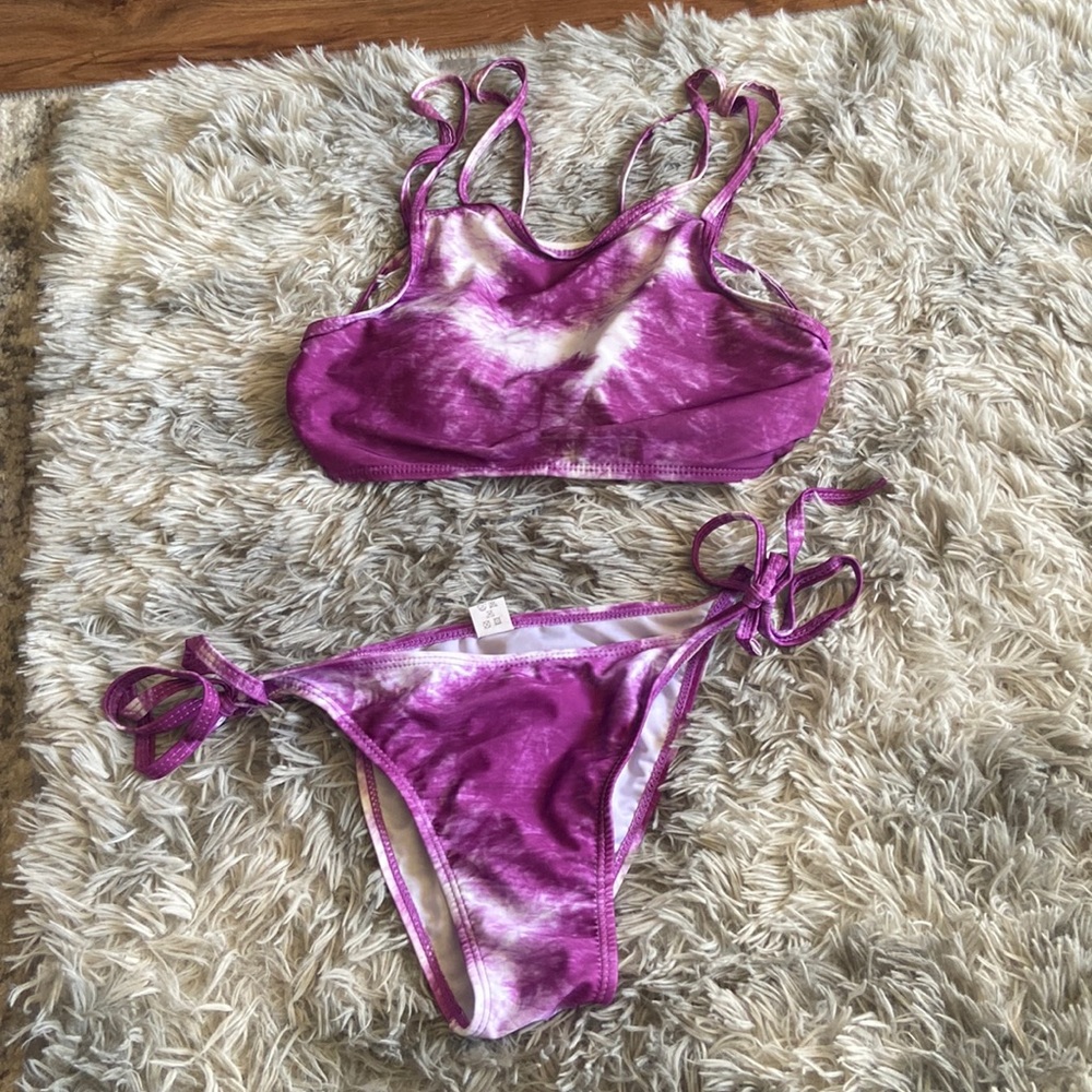 Bikini Tie dye Purple